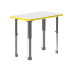Correll Rectangular Markerboard - Dry Erase High Pressure Collaborative Desk 34