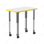 Correll Rectangular Markerboard - Dry Erase High Pressure Collaborative Desk 34