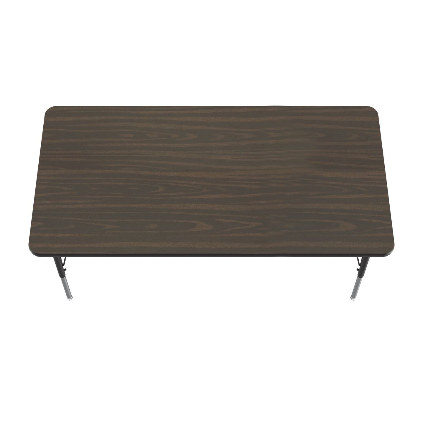 Correll Rectangular Econoline Melamine Top Activity Tables 30"W x 60"L x 19 - 29"H Adjustable Height (COR - AM3060 - REC - XX) - SchoolOutlet