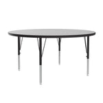 Correll Round Econoline Melamine Top Activity Tables 48