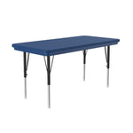 Correll Rectangular Commercial Blow - Molded Plastic Top Activity Tables 24
