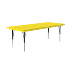 Correll Rectangular Commercial Blow - Molded Plastic Top Activity Tables 24