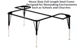 Correll Kidney Commercial Blow - Molded Plastic Top Activity Tables 48