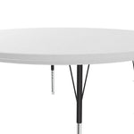 Correll Round Commercial Blow - Molded Plastic Top Activity Tables 60