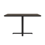 Correll Rectangular Commercial Laminate Café and Breakroom Table with Cast Iron Base 30