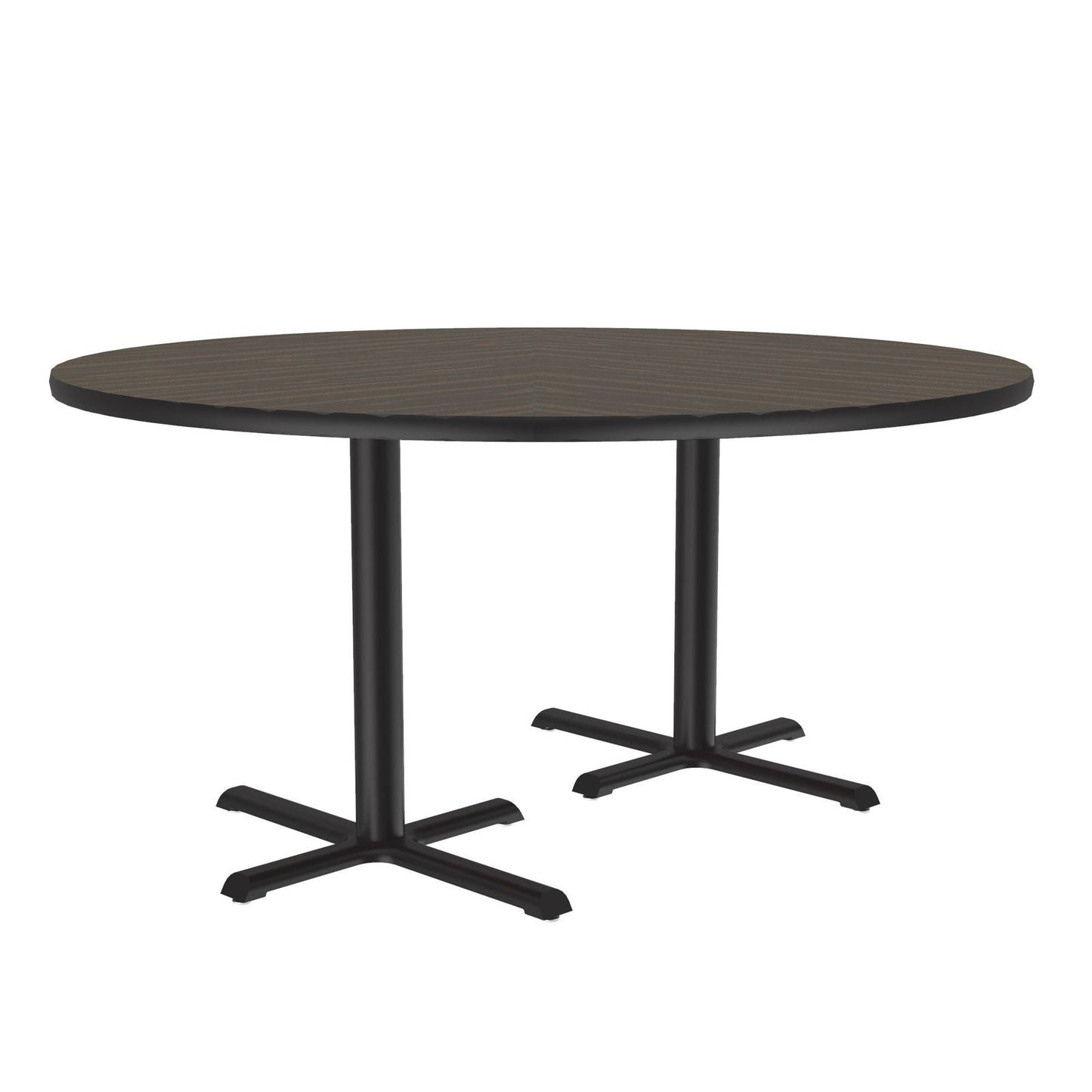 Correll 60" Round Deluxe High - Pressure Café Table with Cast Iron Base (Standard or Standing Height) (COR - BCT60R - RND - XX) - SchoolOutlet