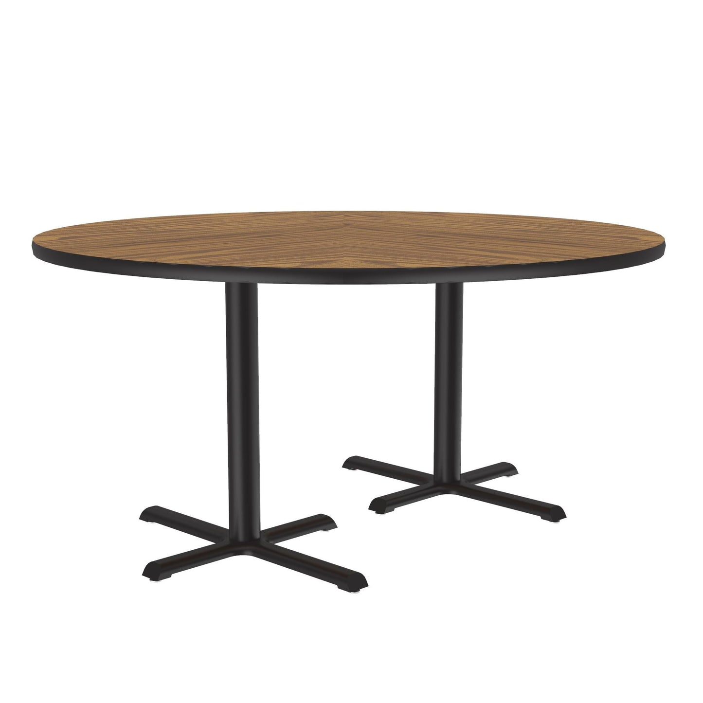 Correll 60" Round Deluxe High - Pressure Café Table with Cast Iron Base (Standard or Standing Height) (COR - BCT60R - RND - XX) - SchoolOutlet