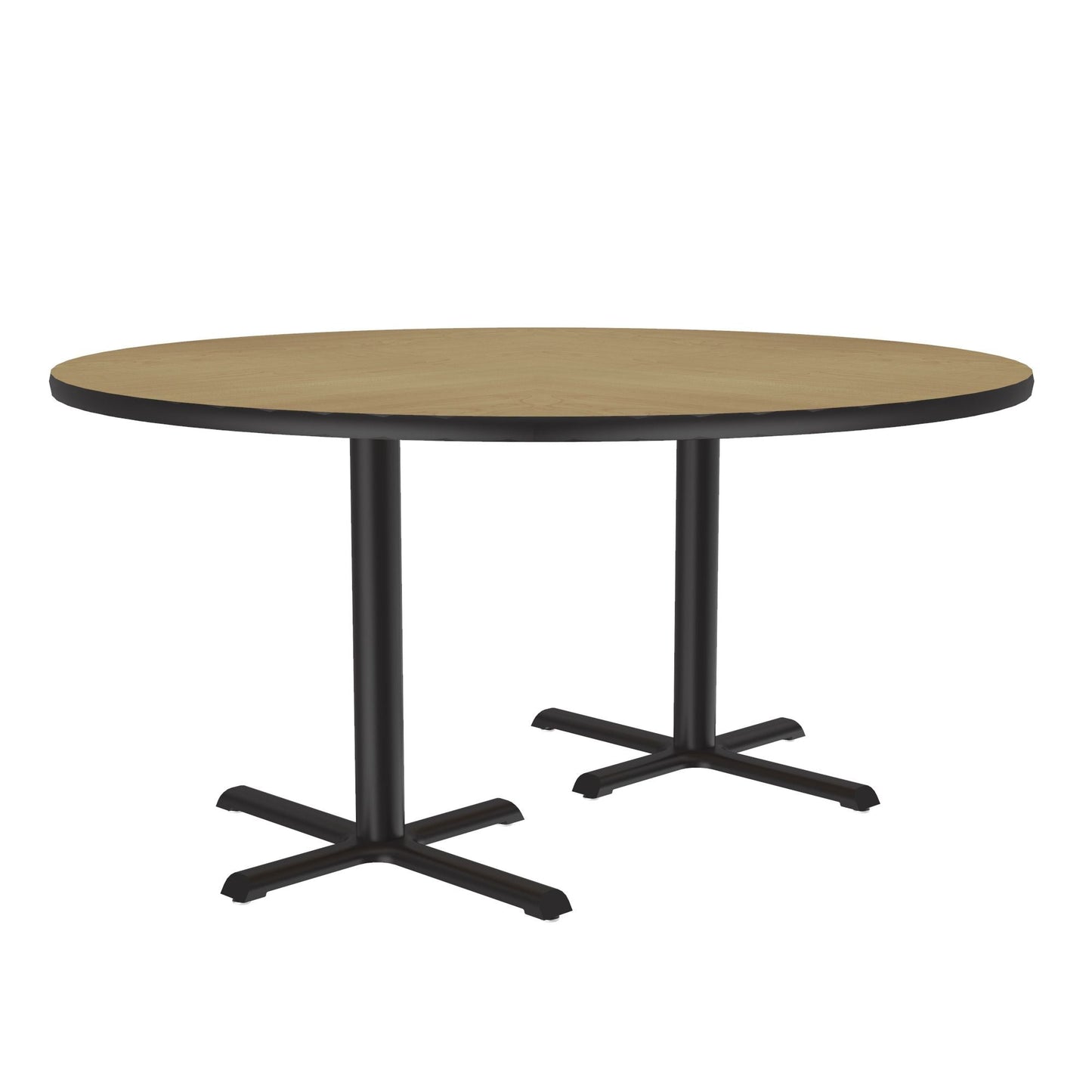 Correll 60" Round Deluxe High - Pressure Café Table with Cast Iron Base (Standard or Standing Height) (COR - BCT60R - RND - XX) - SchoolOutlet
