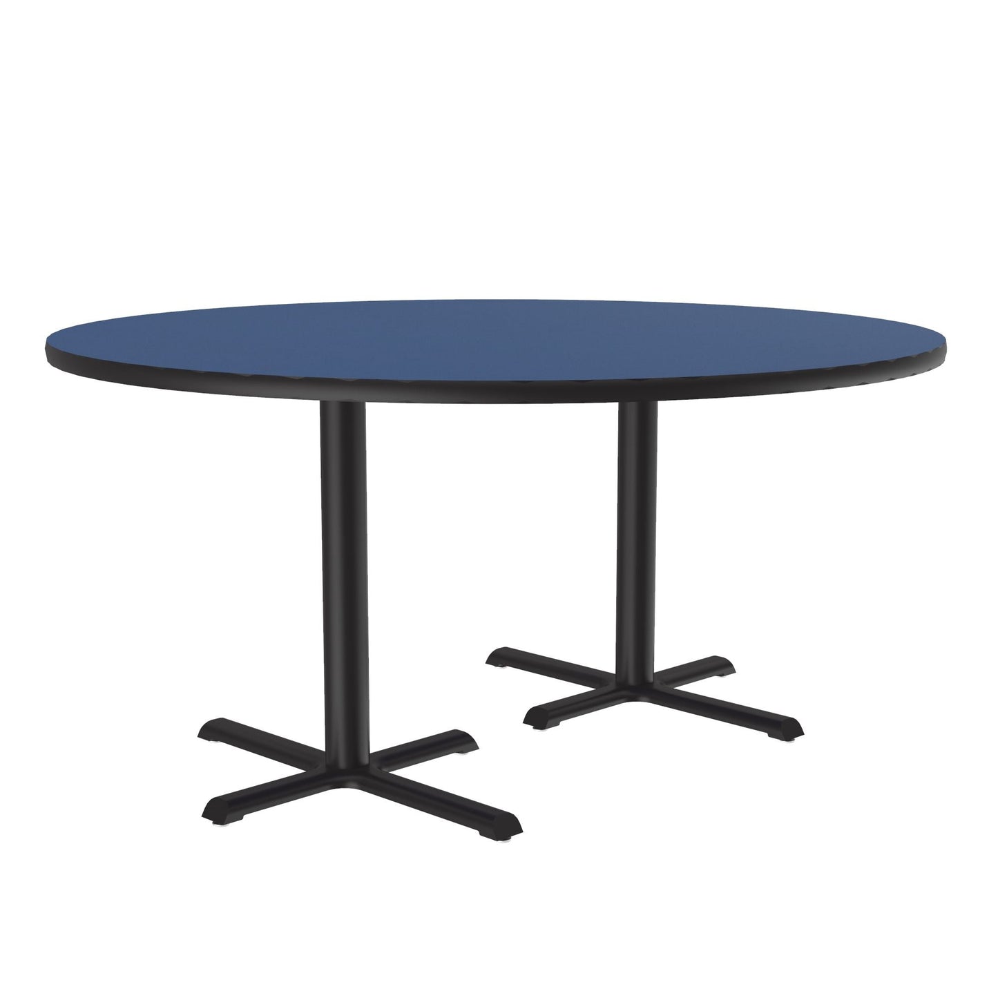 Correll 60" Round Deluxe High - Pressure Café Table with Cast Iron Base (Standard or Standing Height) (COR - BCT60R - RND - XX) - SchoolOutlet