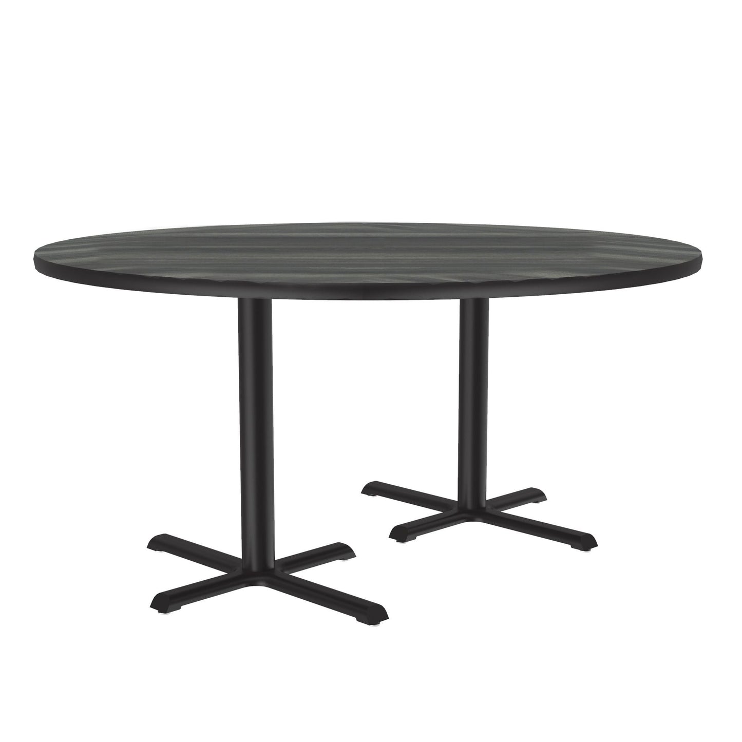 Correll 60" Round Deluxe High - Pressure Café Table with Cast Iron Base (Standard or Standing Height) (COR - BCT60R - RND - XX) - SchoolOutlet
