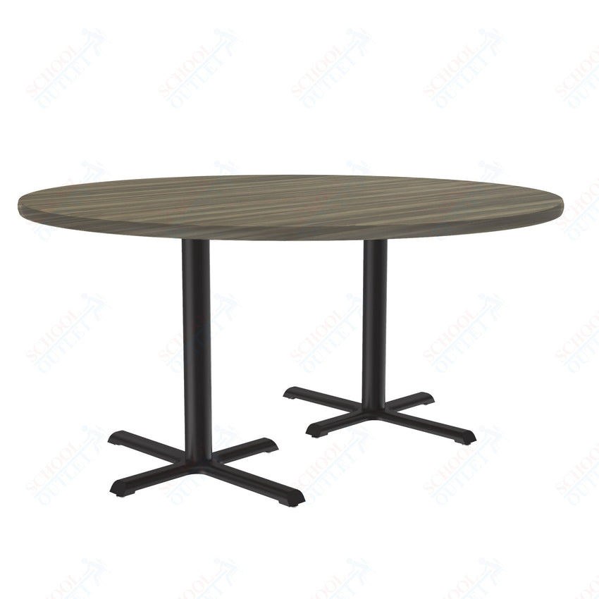 Correll 60" Round Deluxe High - Pressure Café Table with Cast Iron Base (Standard or Standing Height) (COR - BCT60R - RND - XX) - SchoolOutlet