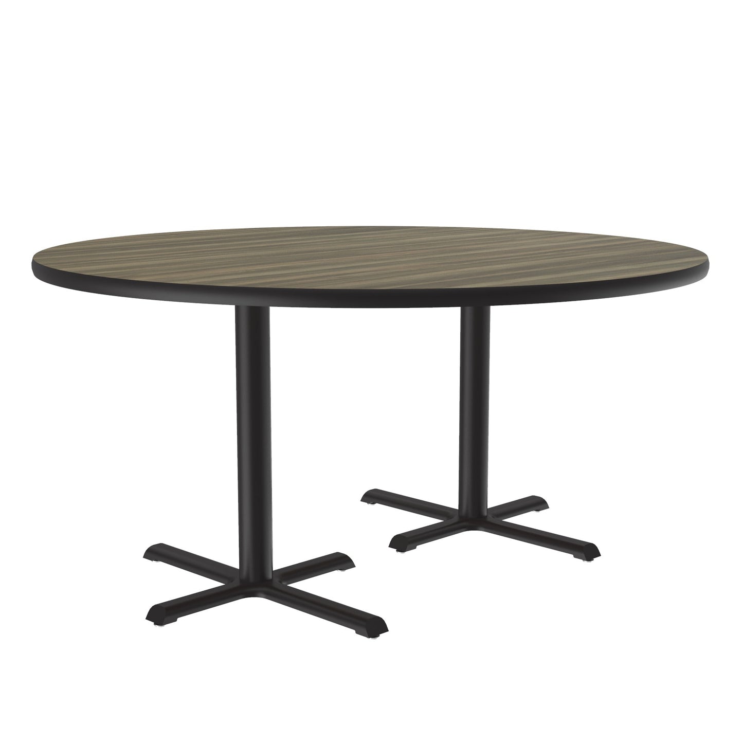 Correll 60" Round Deluxe High - Pressure Café Table with Cast Iron Base (Standard or Standing Height) (COR - BCT60R - RND - XX) - SchoolOutlet