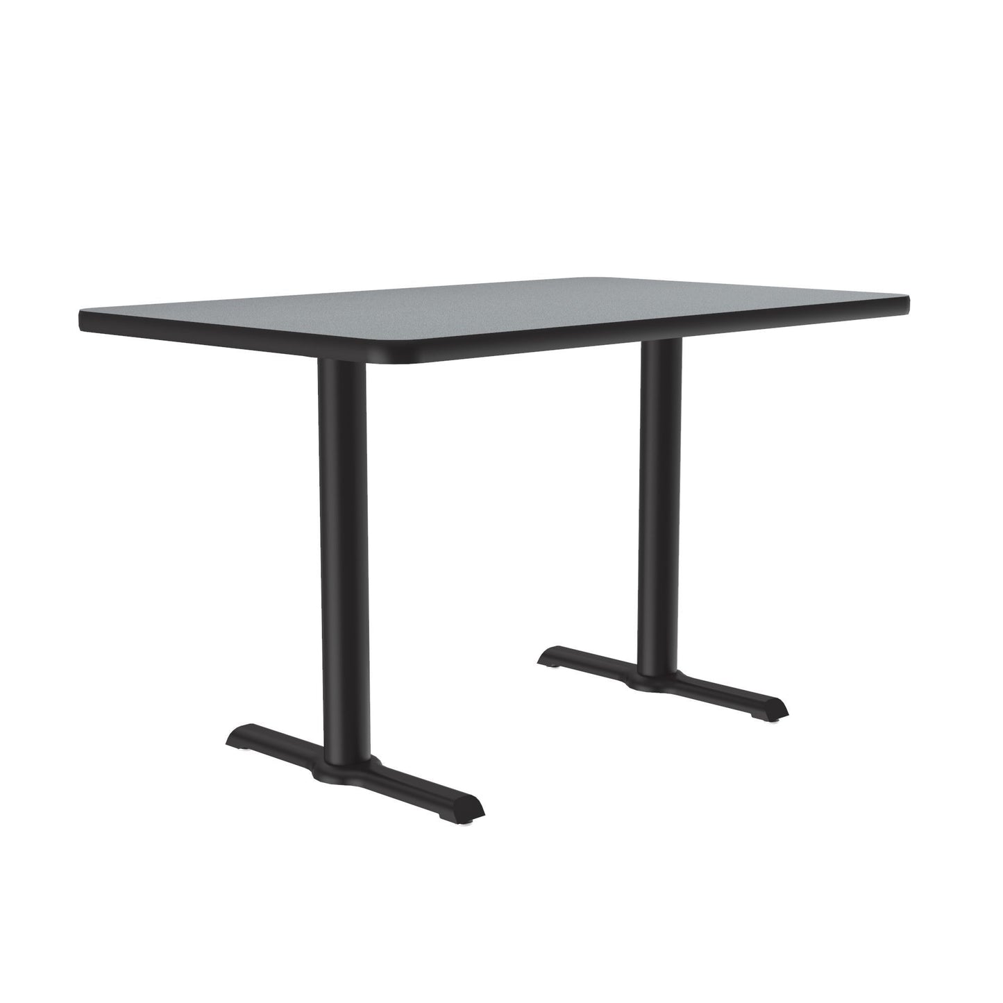 Correll 30" x 48" Rectangular Deluxe High - Pressure Café Table with Cast Iron Base (Standard or Standing Height) (COR - BTT3048 - REC - XX) - SchoolOutlet