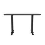 Correll Rectangular Markerboard - Dry Erase High Pressure Top Café and Breakroom Table with Cast Iron Base 30