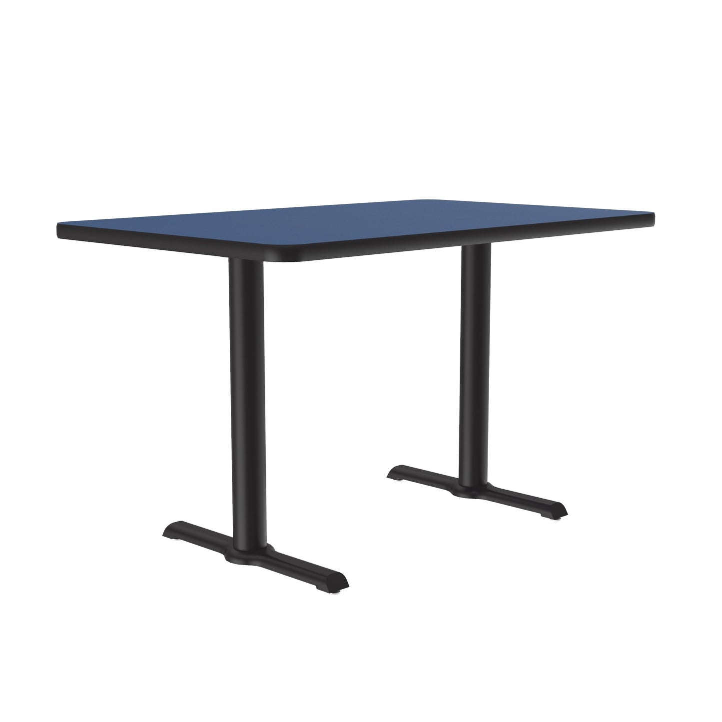 Correll 30" x 60" Rectangular Deluxe High - Pressure Café Table with Cast Iron Base (Standard or Standing Height) (COR - BTT3060 - REC - XX) - SchoolOutlet