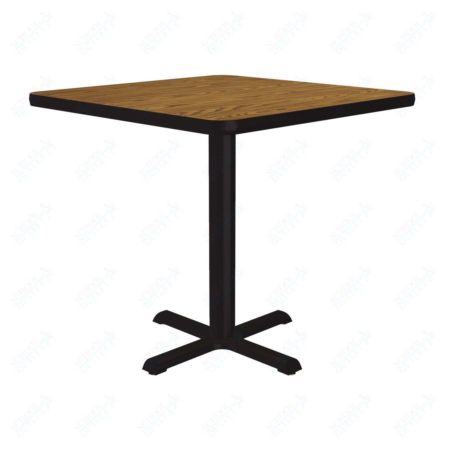 Correll Square Chair Height Cafe Tables & Breakroom Table 24"W x 24"L x 29"H (CRO-BXT24S-XX) - SchoolOutlet