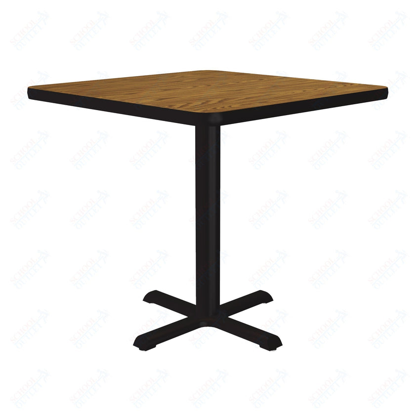 Correll Square Chair Height Cafe Tables & Breakroom Table 24"W x 24"L x 29"H (CRO-BXT24S-XX) - SchoolOutlet