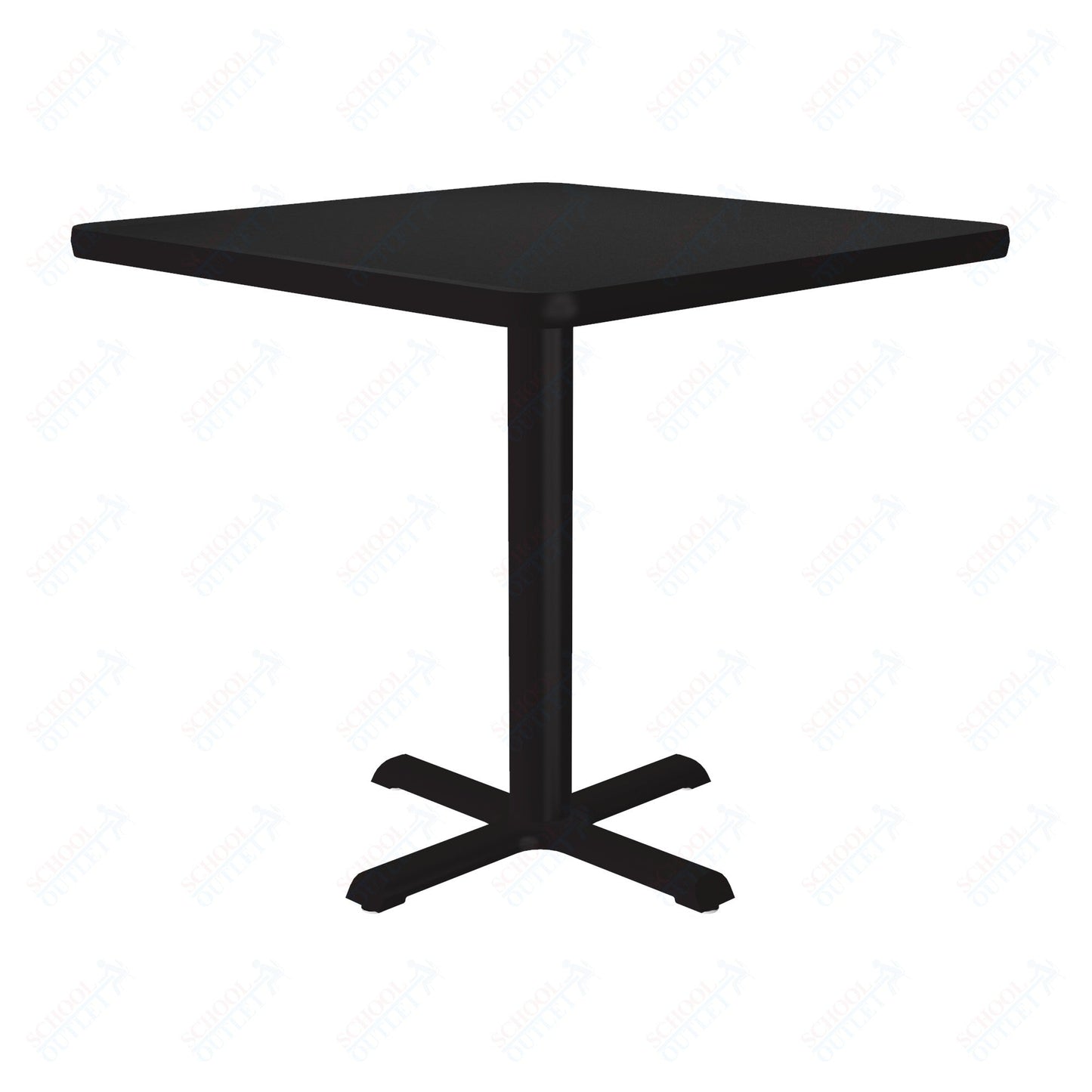 Correll Square Chair Height Cafe Tables & Breakroom Table 24"W x 24"L x 29"H (CRO-BXT24S-XX) - SchoolOutlet