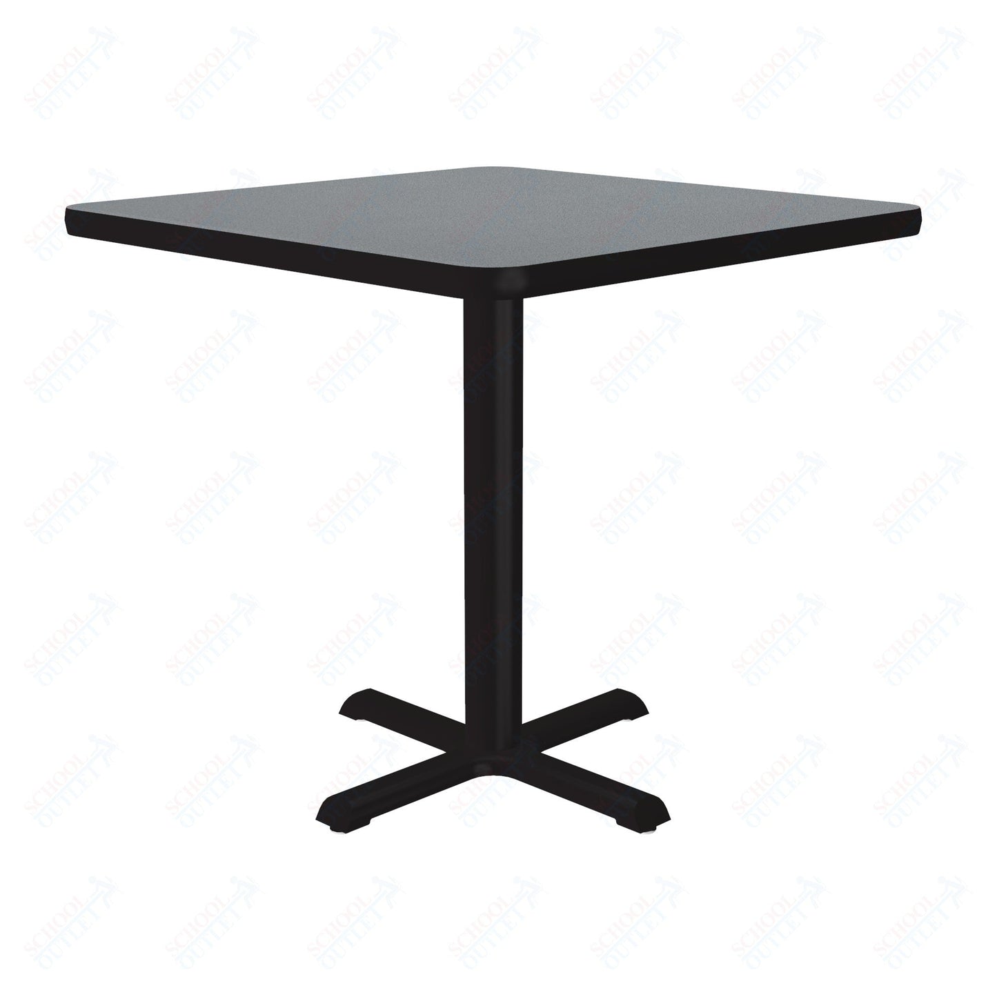 Correll Square Chair Height Cafe Tables & Breakroom Table 24"W x 24"L x 29"H (CRO-BXT24S-XX) - SchoolOutlet