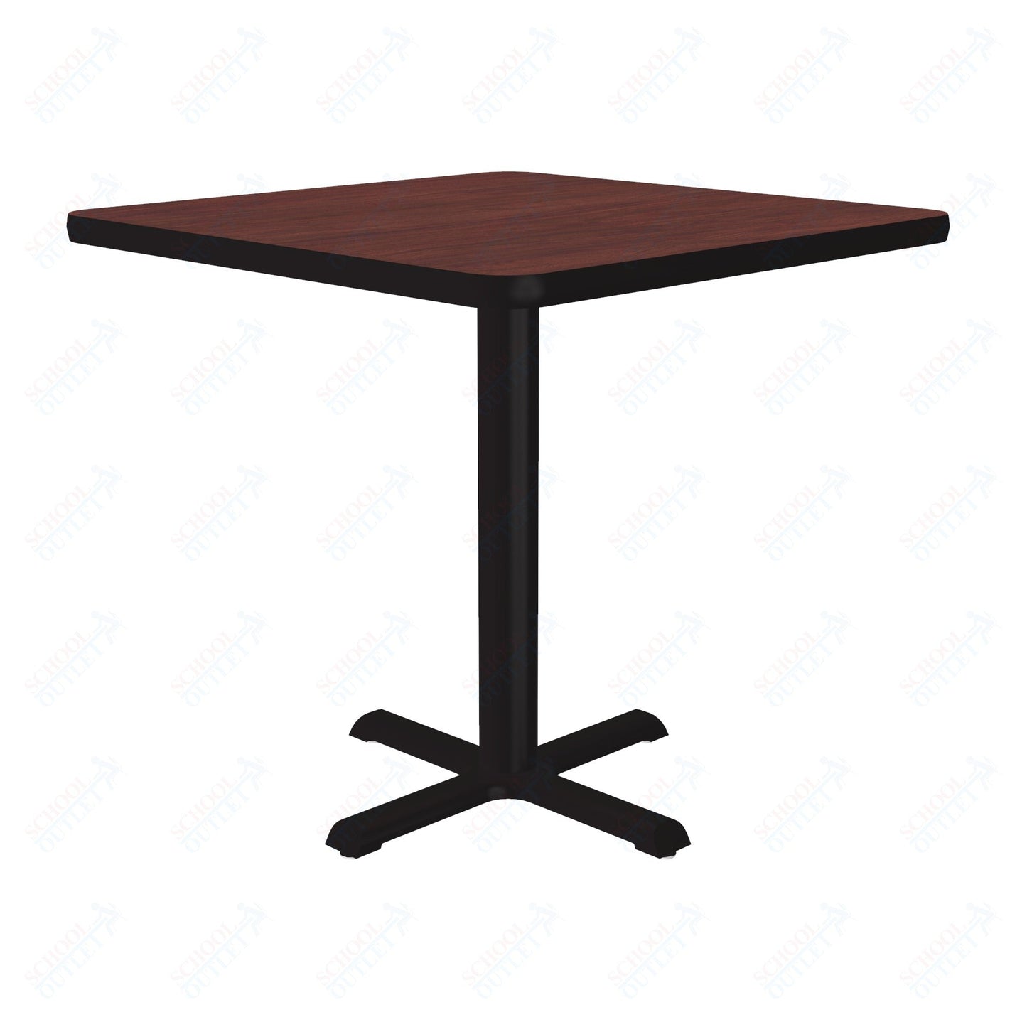 Correll Square Chair Height Cafe Tables & Breakroom Table 24"W x 24"L x 29"H (CRO-BXT24S-XX) - SchoolOutlet