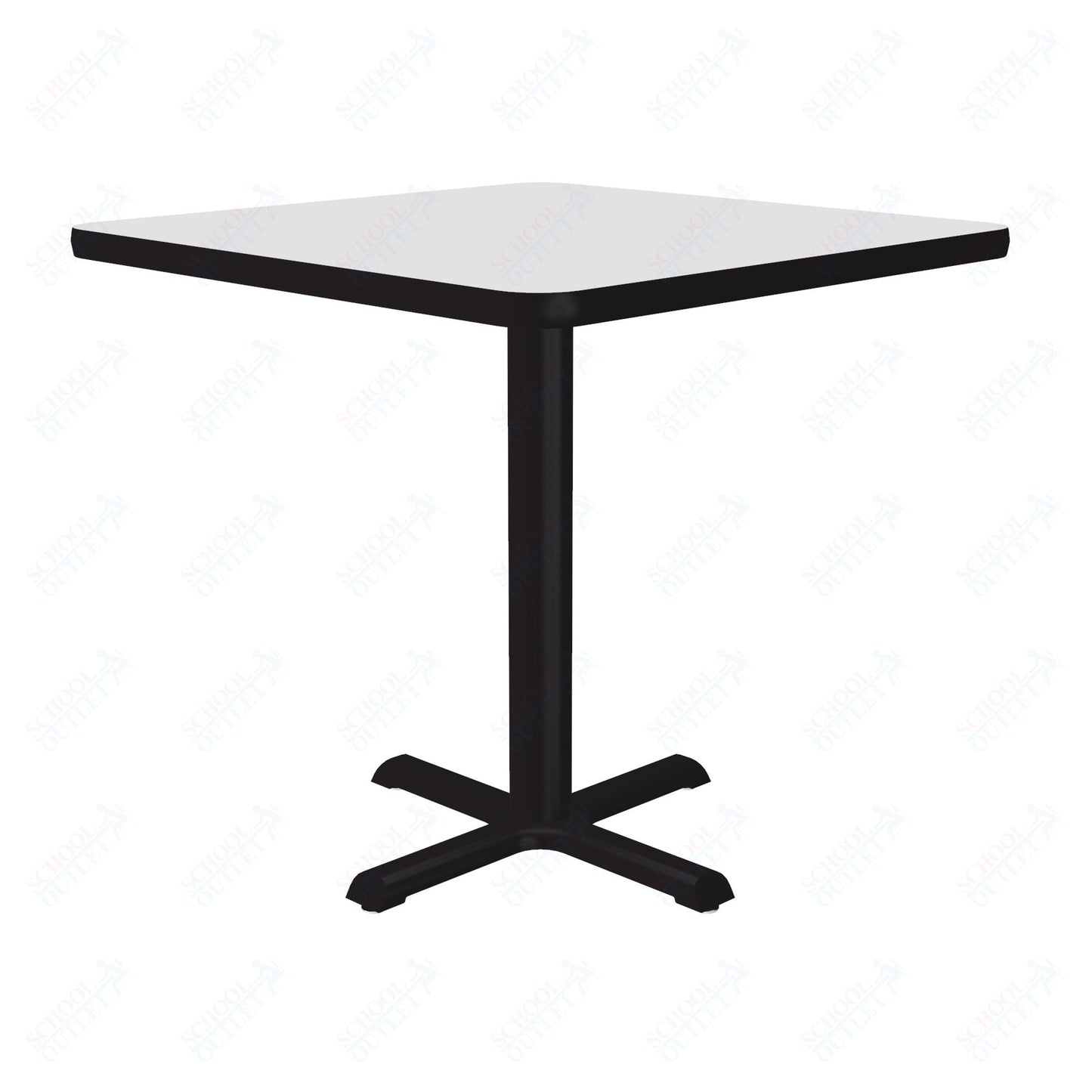 Correll Square Chair Height Cafe Tables & Breakroom Table 24"W x 24"L x 29"H (CRO-BXT24S-XX) - SchoolOutlet