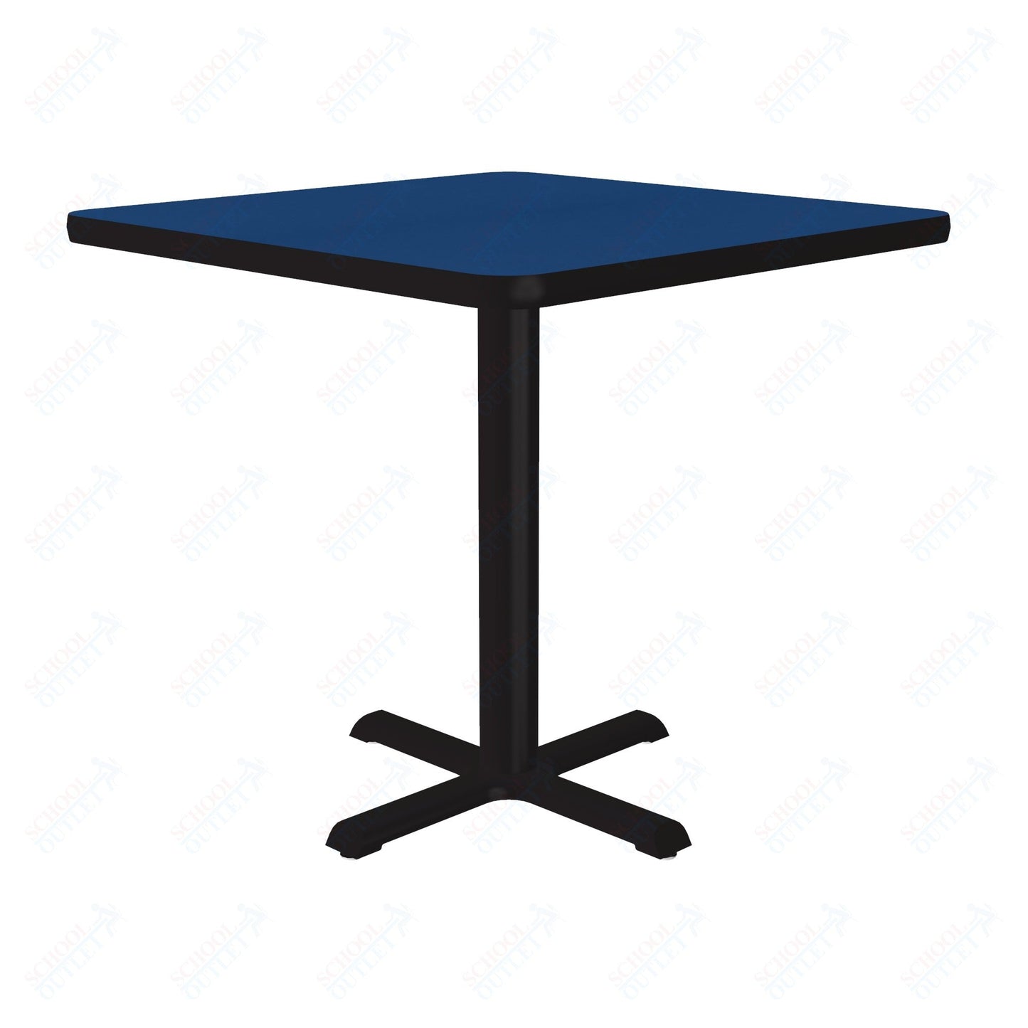 Correll Square Chair Height Cafe Tables & Breakroom Table 24"W x 24"L x 29"H (CRO-BXT24S-XX) - SchoolOutlet