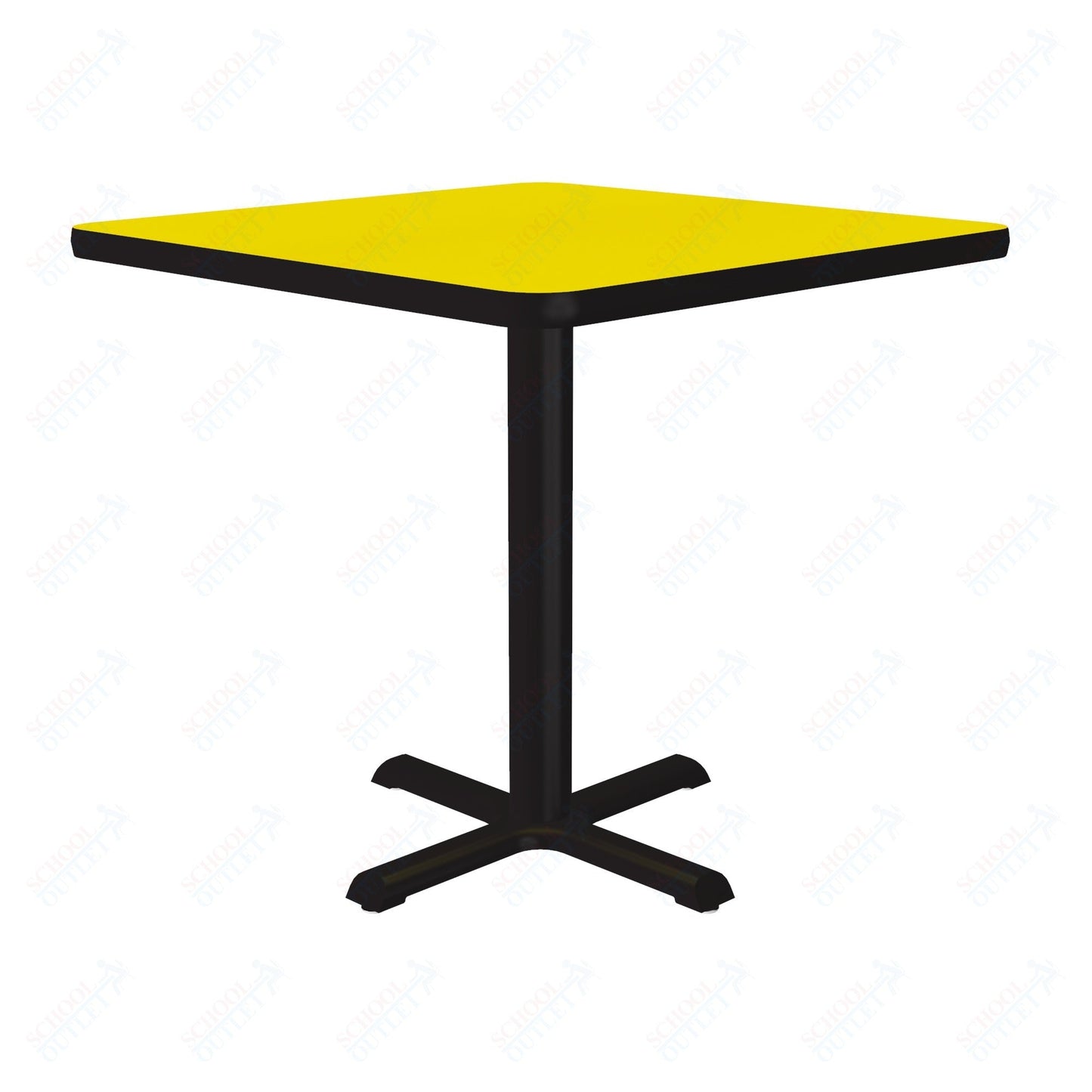Correll Square Chair Height Cafe Tables & Breakroom Table 24"W x 24"L x 29"H (CRO-BXT24S-XX) - SchoolOutlet