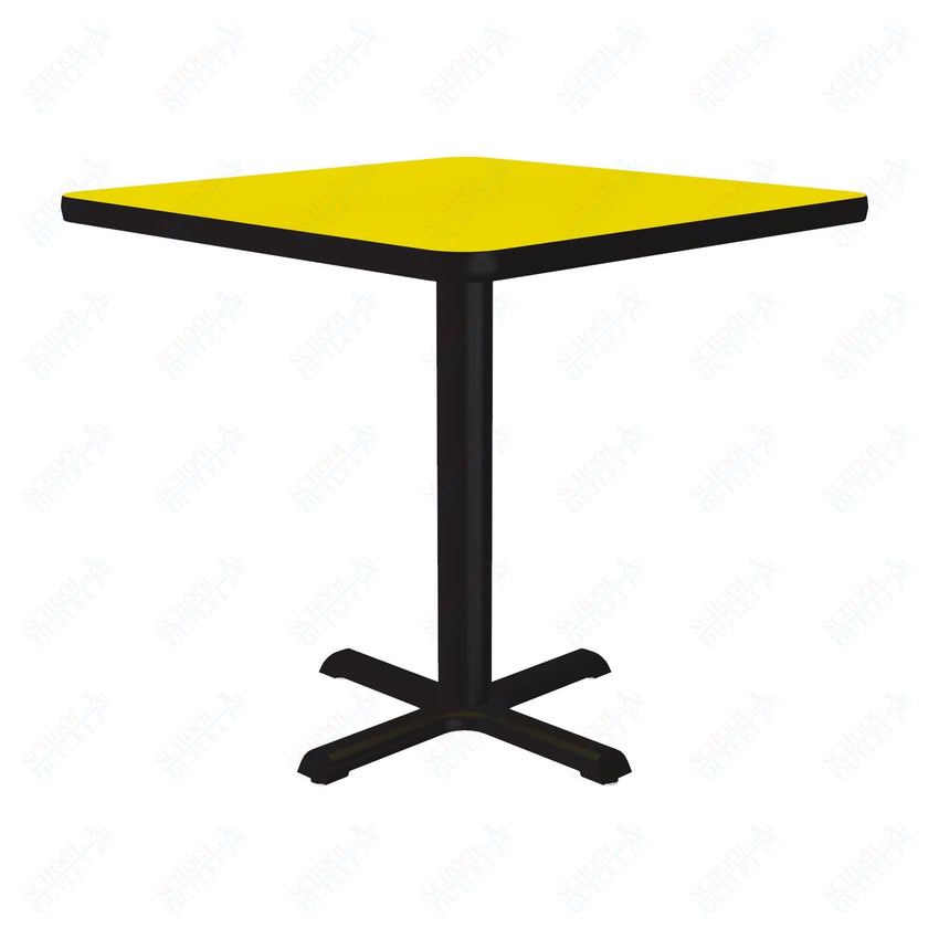 Correll Square Chair Height Cafe Tables & Breakroom Table 24"W x 24"L x 29"H (CRO-BXT24S-XX) - SchoolOutlet