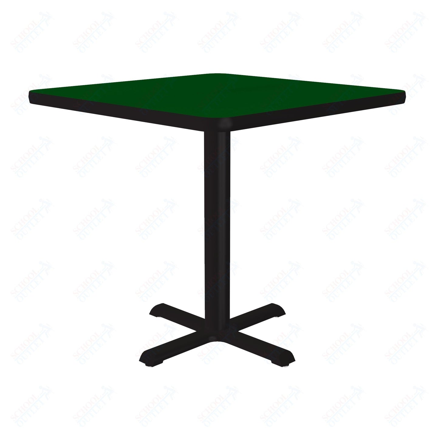 Correll Square Chair Height Cafe Tables & Breakroom Table 24"W x 24"L x 29"H (CRO-BXT24S-XX) - SchoolOutlet