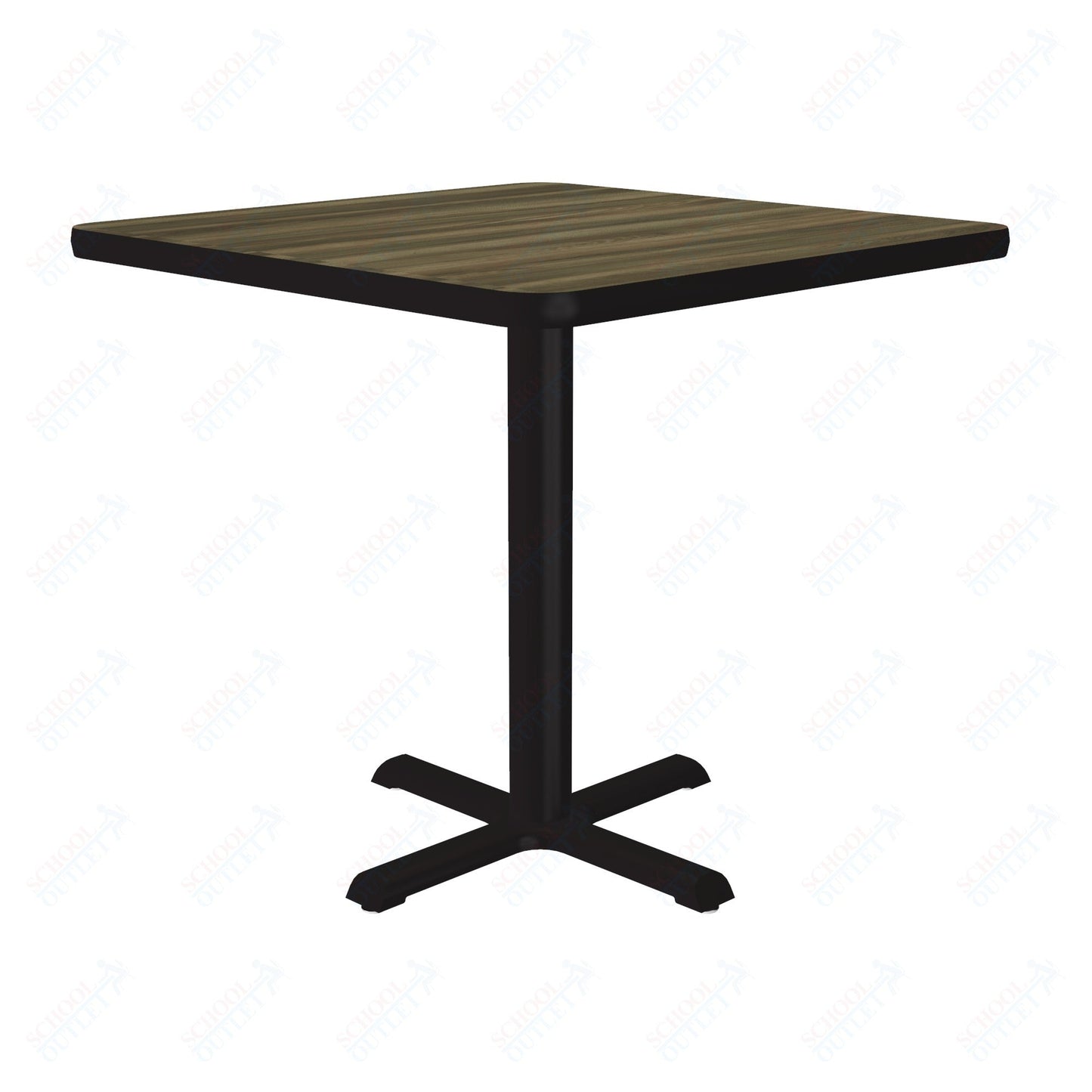 Correll Square Chair Height Cafe Tables & Breakroom Table 24"W x 24"L x 29"H (CRO-BXT24S-XX) - SchoolOutlet