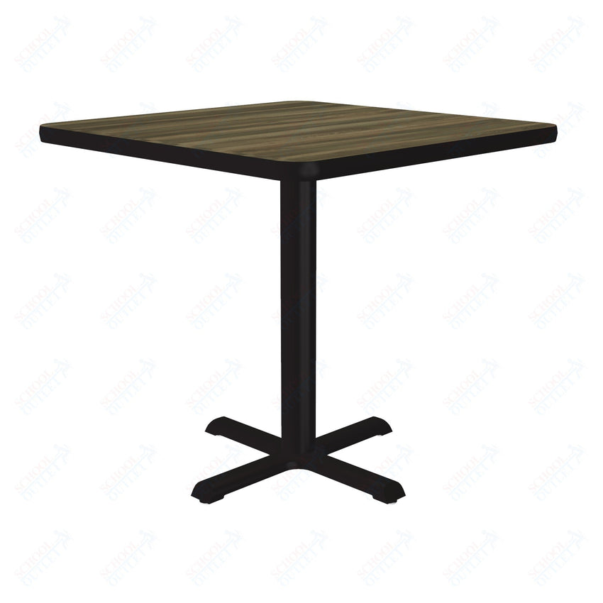 Correll Square Chair Height Cafe Tables & Breakroom Table 24"W x 24"L x 29"H (CRO-BXT24S-XX) - SchoolOutlet