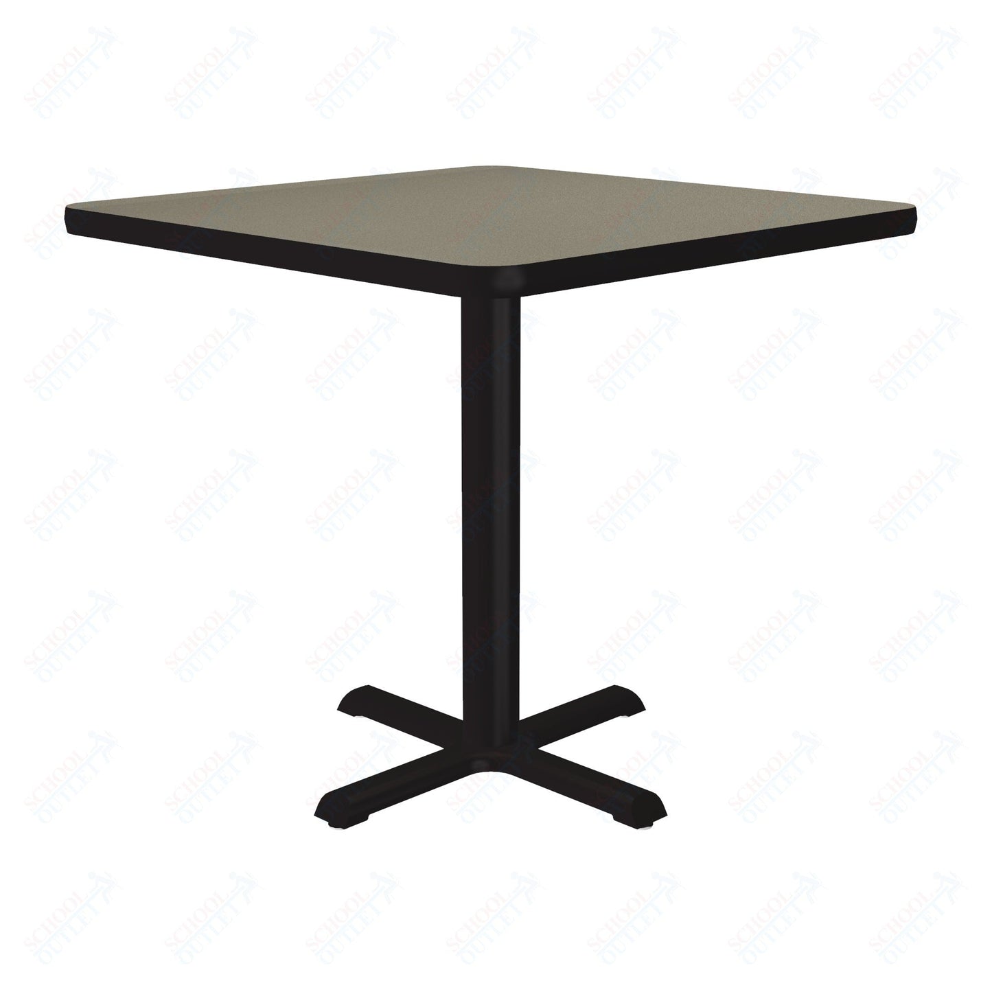 Correll Square Chair Height Cafe Tables & Breakroom Table 24"W x 24"L x 29"H (CRO-BXT24S-XX) - SchoolOutlet