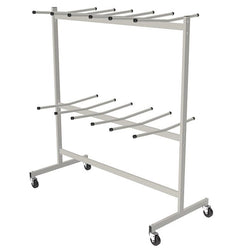 Correll - Hanging Folding Chair Cart with Coat Rack - 31" W x 68" L (C84-C-33)