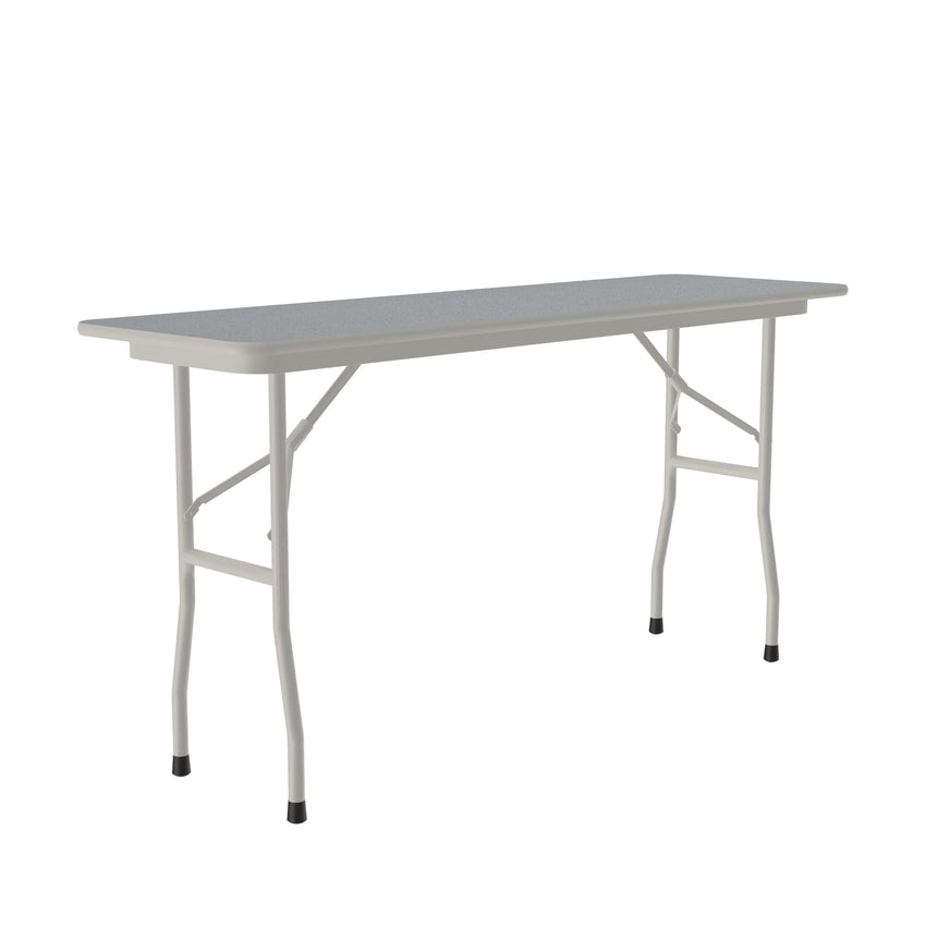 Correll Thermal Fused Laminate Folding Tables, Standard Height 18"W x 72"L x 29"H (CF1872TF - XX) - SchoolOutlet