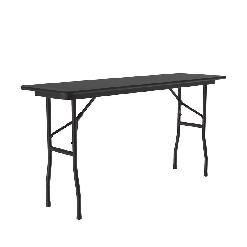 Correll Thermal Fused Laminate Folding Tables, Standard Height 18"W x 96"L x 29"H (CF1896TF - XX) - SchoolOutlet