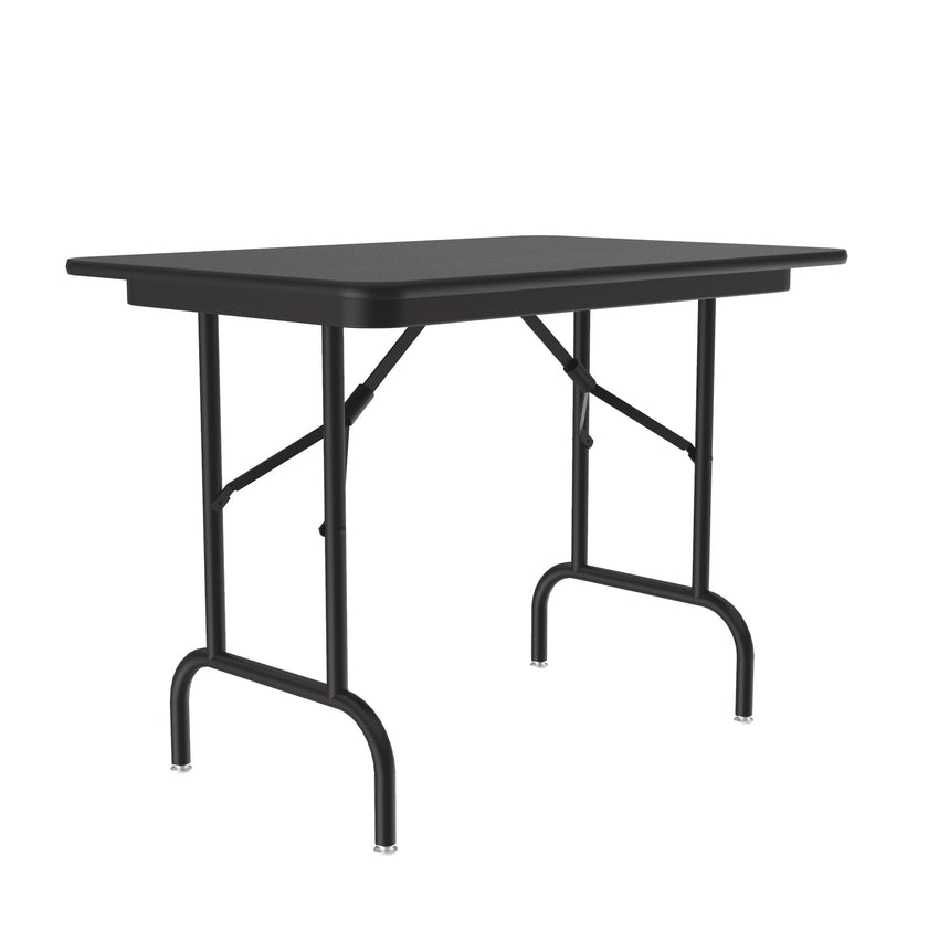 Correll Keyboard Height Rectangular Thermal Fused Commercial Laminate Folding Table 24"W x 48"L x 26.5"H (CF2448TFK - XX) - SchoolOutlet