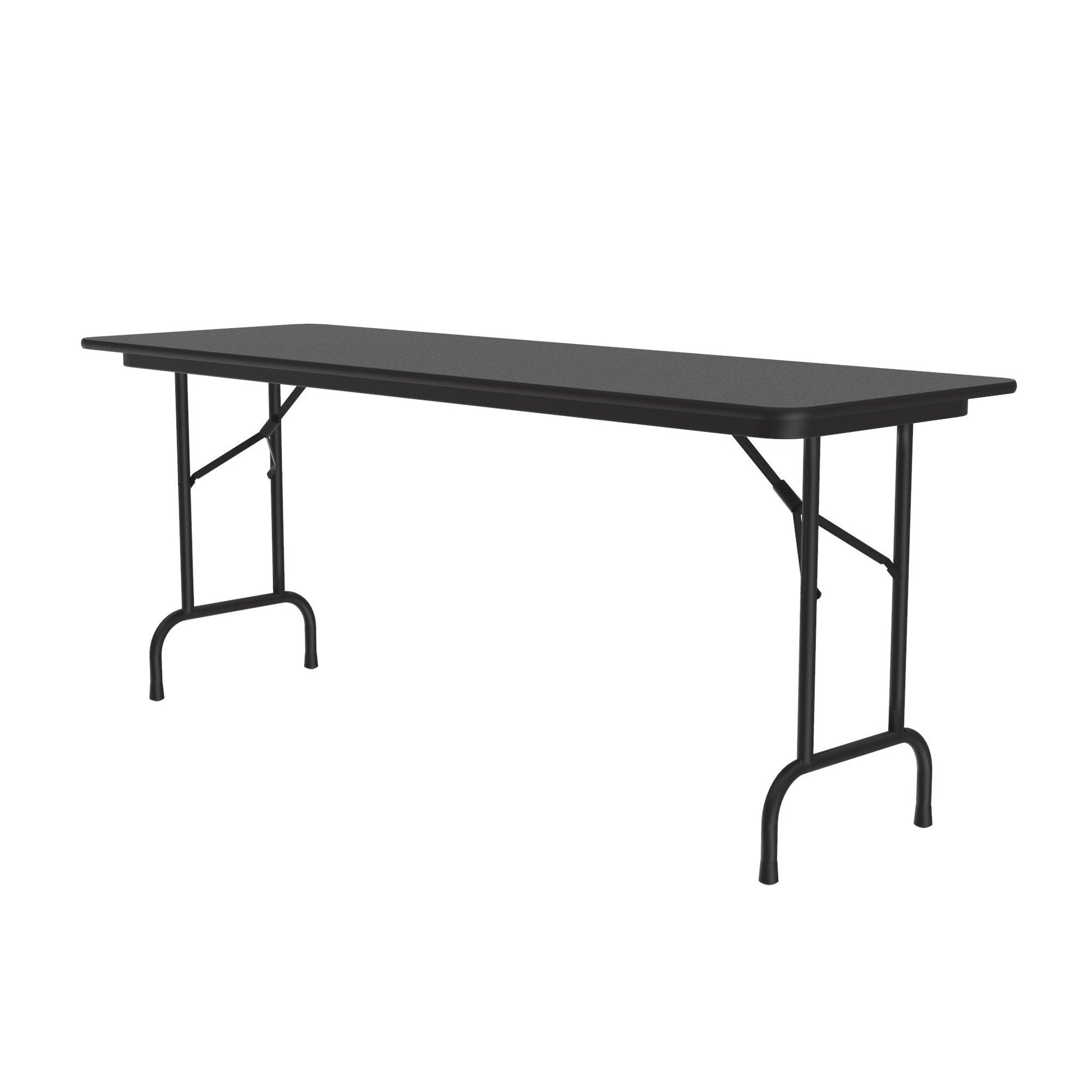Correll - Fixed Height Econoline Melamine Top Folding Table - 24" W x 96" L x 29" H (CF2496M - XX) - SchoolOutlet