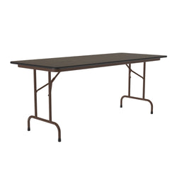 Correll Thermal Fused Laminate Folding Tables, Standard Height 30"W x 60"L x 29"H (CF3060TF-XX)