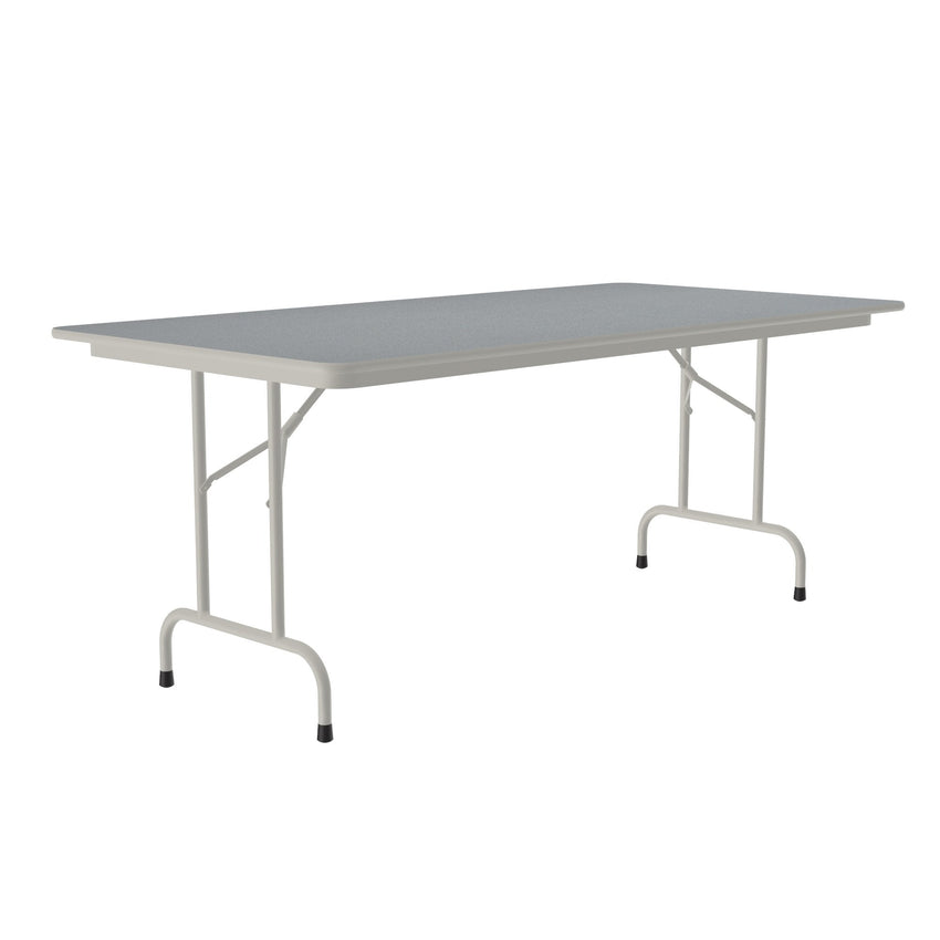 Correll Thermal Fused Laminate Folding Tables, Standard Height 36"W x 72"L x 29"H (CF3672TF - XX) - SchoolOutlet