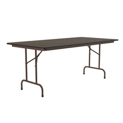 Correll Thermal Fused Laminate Folding Tables, Standard Height 36"W x 96"L x 29"H (CF3696TF-XX)