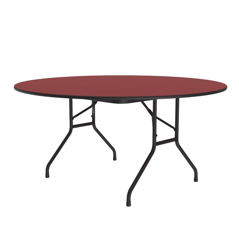 Correll - Deluxe Heavy - Duty Round Folding Table - 29'' Fixed Height - 60" Dia (CF60PX - XX) - SchoolOutlet