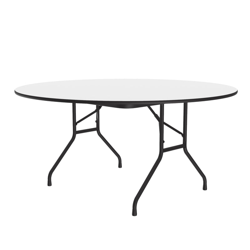 Correll - Deluxe Heavy - Duty Round Folding Table - 29'' Fixed Height - 60" Dia (CF60PX - XX) - SchoolOutlet
