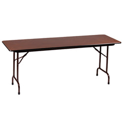 Correll - Econoline Melamine Folding Tables, Adjustable Height - 24" W x 48" L x 22"- 32" H (CFA2448M-XX)