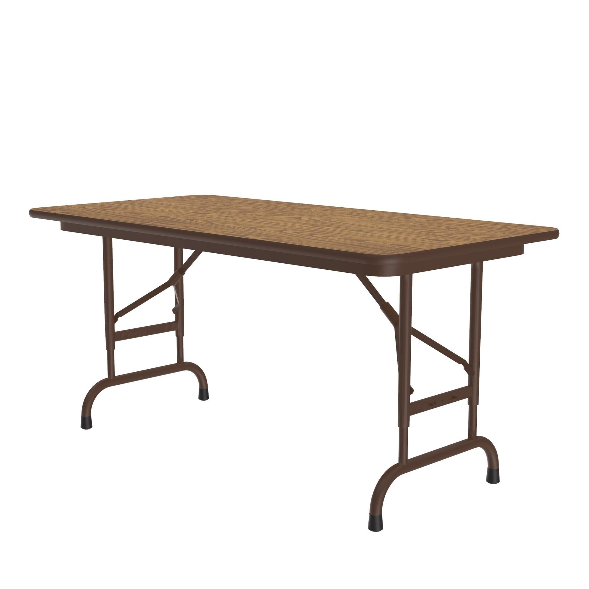 Correll - Econoline Melamine Folding Tables, Adjustable Height - 24" W x 48" L x 22" - 32" H (CFA2448M - XX) - SchoolOutlet