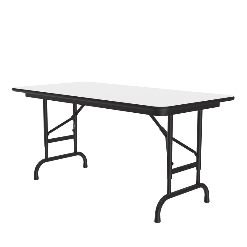Correll - Commercial High - Pressure Folding Tables, Adjustable Height - 24" W x 48" L x 22" - 32" H (CFA2448PX - XX) - SchoolOutlet
