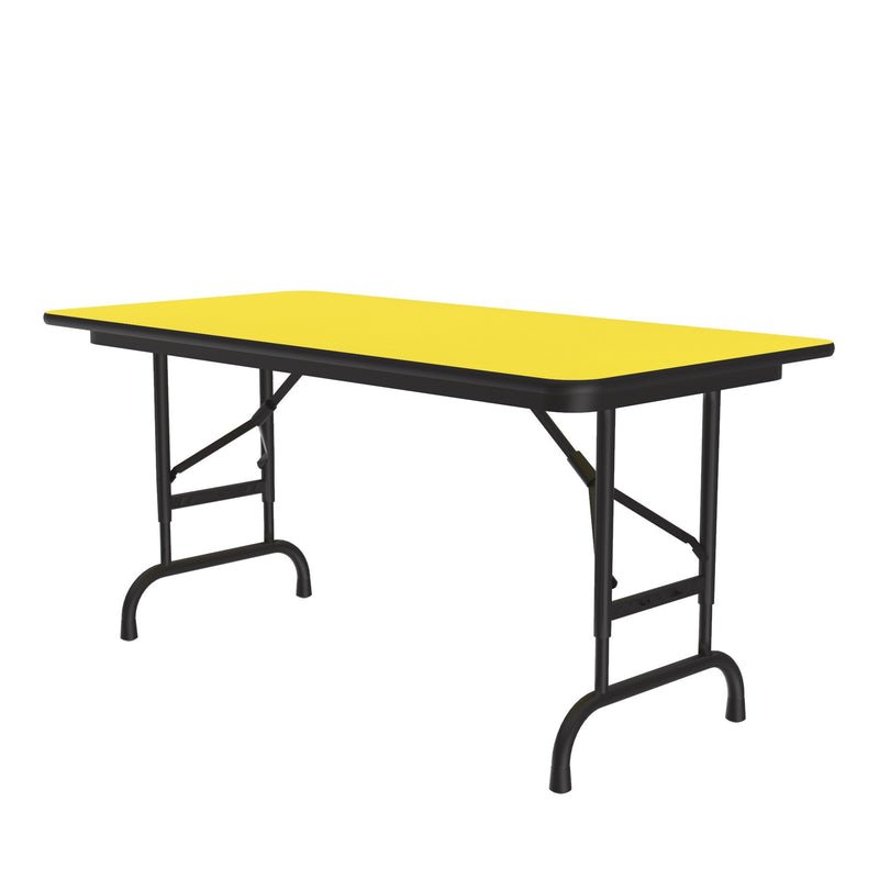Correll - Commercial High - Pressure Folding Tables, Adjustable Height - 24" W x 48" L x 22" - 32" H (CFA2448PX - XX) - SchoolOutlet