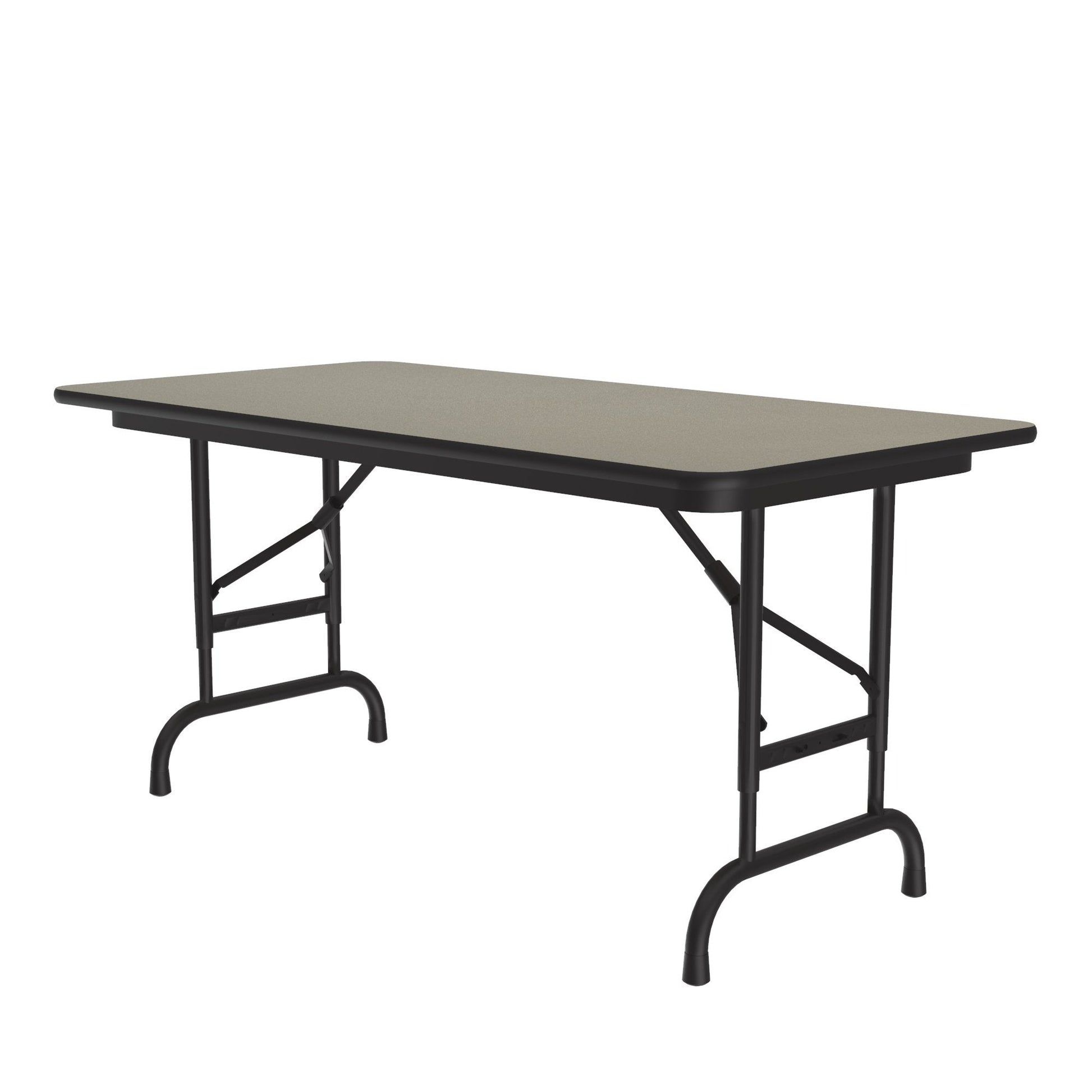 Correll - Commercial High - Pressure Folding Tables, Adjustable Height - 24" W x 48" L x 22" - 32" H (CFA2448PX - XX) - SchoolOutlet