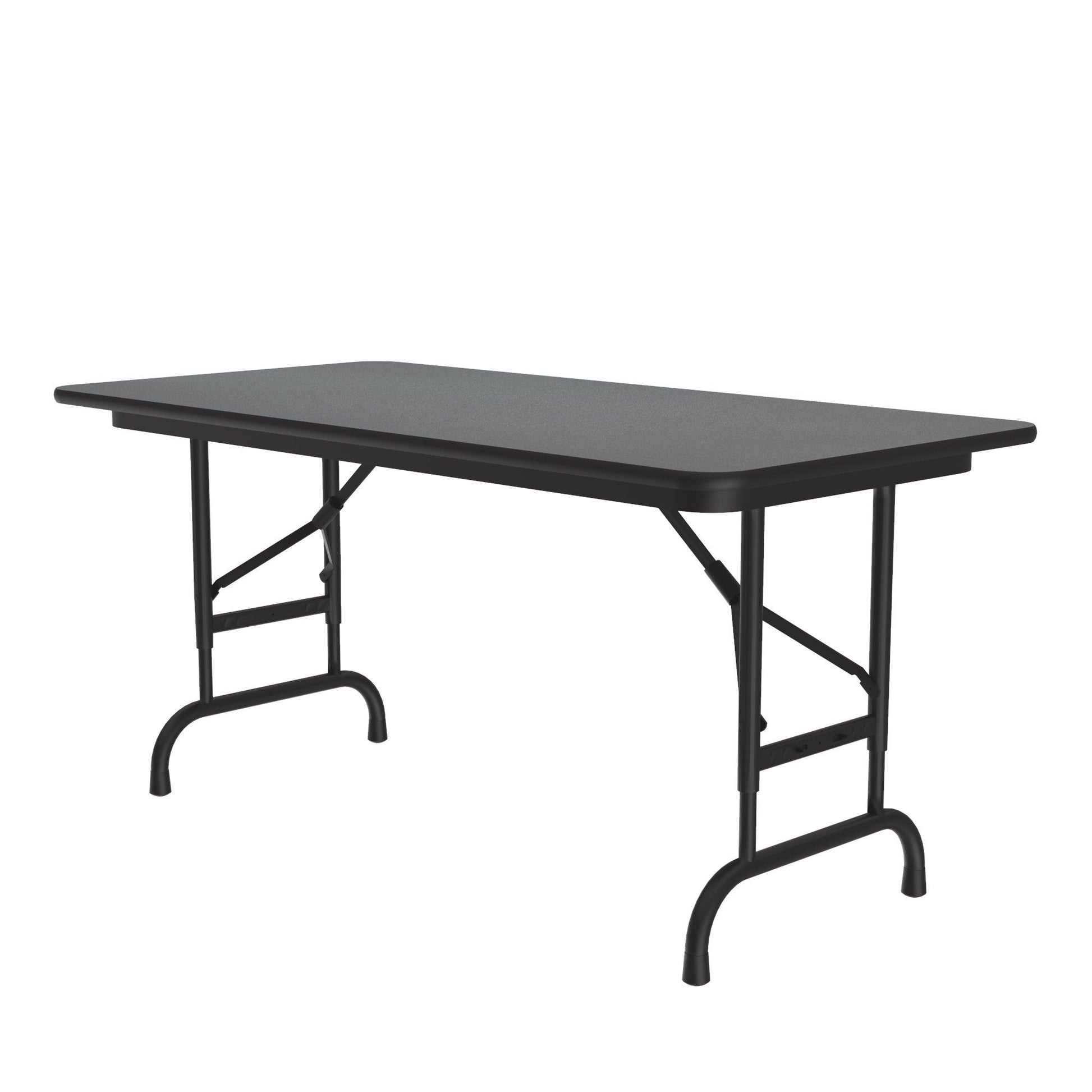 Correll - Commercial High - Pressure Folding Tables, Adjustable Height - 24" W x 48" L x 22" - 32" H (CFA2448PX - XX) - SchoolOutlet