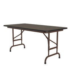 Correll - Commercial High-Pressure Folding Tables, Adjustable Height - 24" W x 48" L x 17"- 27" H (CFA2448PXS-XX)