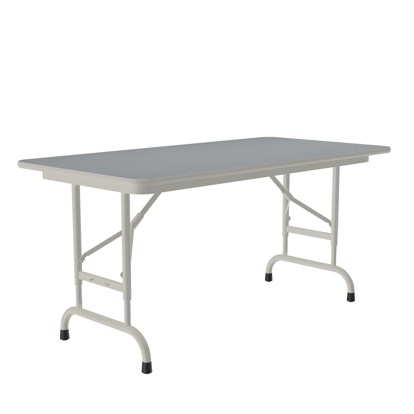 Correll Thermal Fused Laminate Top Folding Table, Adjustable Height 24"W x 48"L x 22" - 32"H (CFA2448TF - XX) - SchoolOutlet